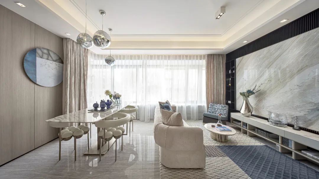 现代简约风格室内设计家装案例-客餐厅 现代简约风格室内设计家装案例-客餐厅